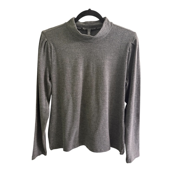 WHBM Puff Sleeve Mock Neck Snit NWT - Picture 3 of 7